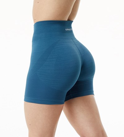 Atlantic Blue Alphalete High Performance Seamless Short | 27489-HCZD