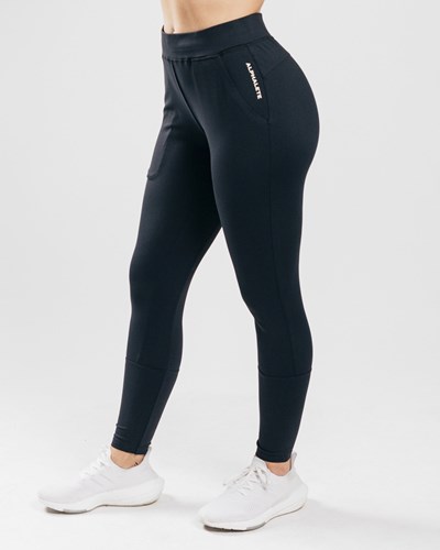 Black Alphalete 4-Way Stretch Jogger | 36972-ROZV