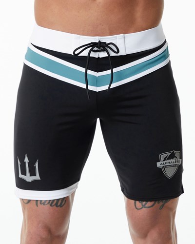 Black Alphalete Competition Board Short | 71024-NQUV