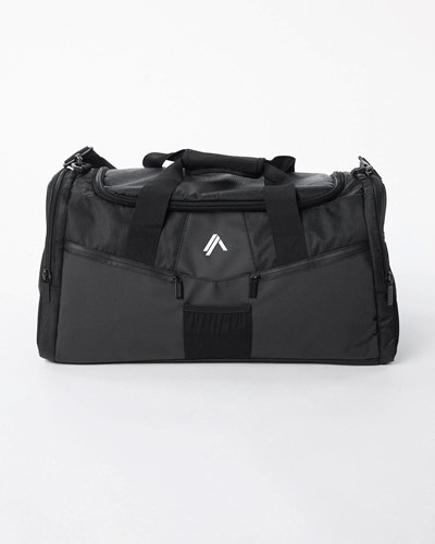 Black Alphalete Duffel Bag | 34782-CZSL
