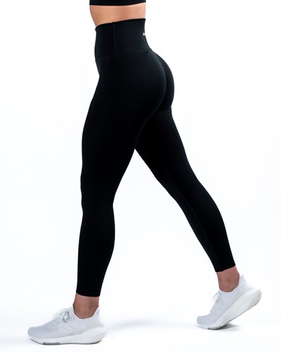 Black Alphalete High-Performance Seamless Legging | 73610-CLRT