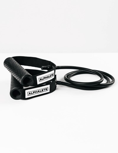 Black Alphalete Training X Alphalete Soft Touch Tube Band | 16527-NBTS