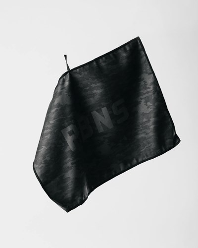 Black Camo Alphalete Premium PBNS Gym Towel | 48357-VAJM