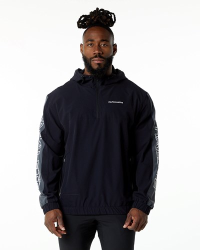 Black Matter Alphalete Woven Performance Jacket | 12498-FNPJ