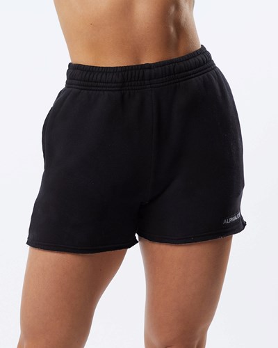 Blackbird Alphalete Washed 3.5" Fleece Short | 89561-DOIF
