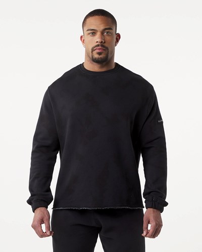 Blackbird Alphalete Washed Fleece Sweater | 63728-JOUV