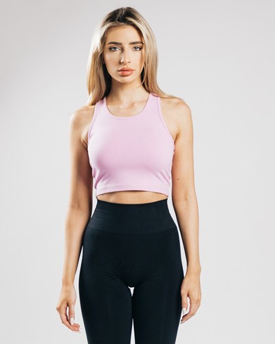 Bloom Alphalete Fitted Performance Crop Tank | 72894-BKDO
