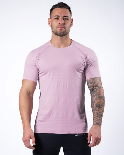 Bloom Alphalete High Performance Seamless Short Sleeve Tee | 03921-PCTZ