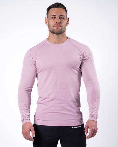 Bloom Alphalete High Performance Seamless Long Sleeve Tee | 82031-PYZB