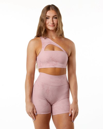 Blossom Alphalete Medium-Impact Luxury Sports Bra | 61725-XETP