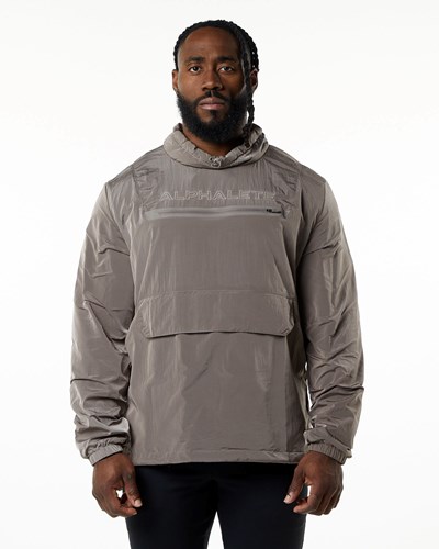 Brown Alphalete All-Purpose Pullover | 08924-TUAL
