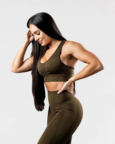 Canteen Alphalete High-Impact Seamless Sports Bra | 18026-TDPF