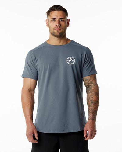 Carbon Alphalete Fitted Performance Short Sleeve | 84926-SHMU