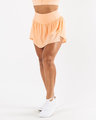 Cheeky Coral Alphalete 4-Way Stretch Skirt | 83507-WNJV