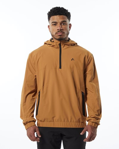 Chestnut Alphalete Woven Performance Jacket | 38761-QWIG