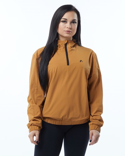 Chestnut Alphalete Woven Performance Jacket | 70861-IJFL