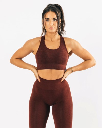 Copper Alphalete High-Impact Seamless Sports Bra | 23580-CPSO
