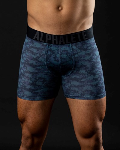 Dark Water Camo Alphalete Frictionless Modal Boxer Brief | 62981-LUWY