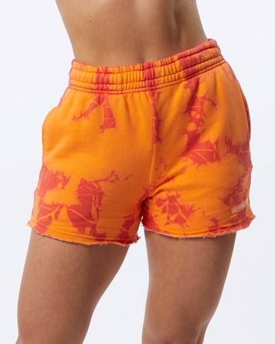 Day Tripper Alphalete Washed 3.5" Fleece Short | 94183-XDNI