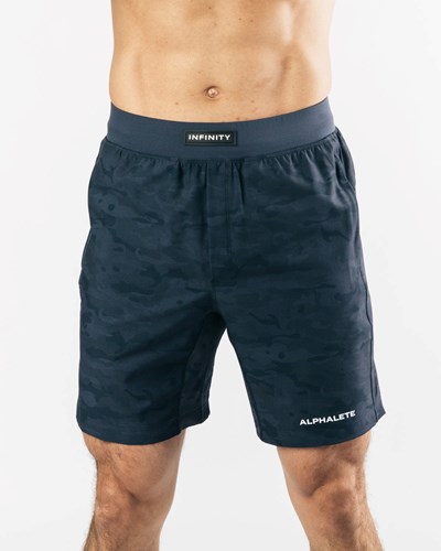 Deep Space Alphalete Woven 4-Way Stretch 7" Short | 07284-AQGZ