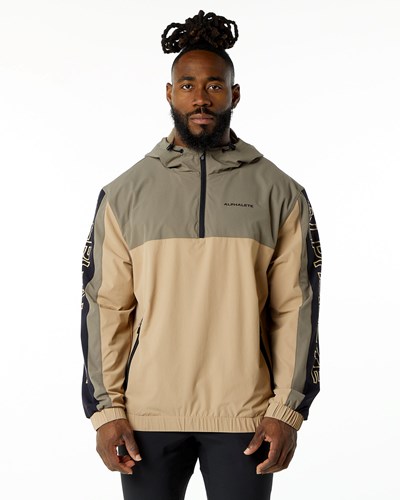 Desert Safari Alphalete Woven Performance Jacket | 75368-NWXJ