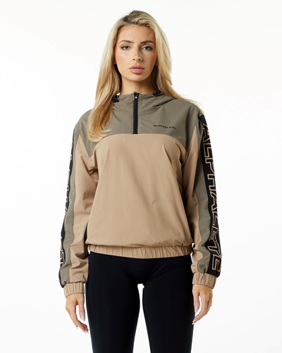 Desert Safari Alphalete Woven Performance Jacket | 86901-SXNQ