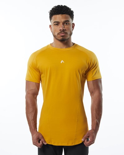 Exotic Yellow Alphalete High Performance Tee | 86342-BTFZ