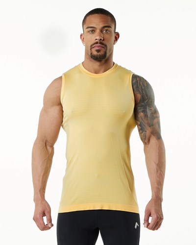 Faded Honey Alphalete High Performance Seamless Tank | 31207-OZBU