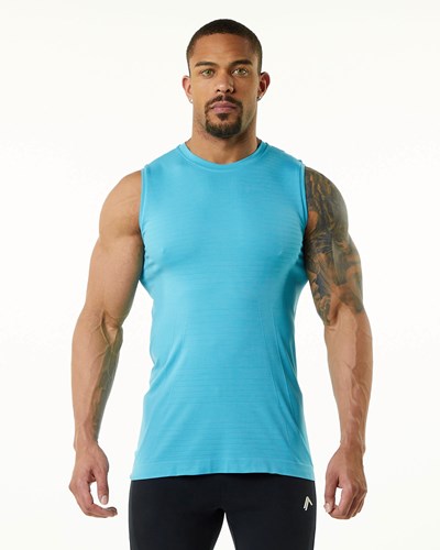 Faded Ocean Alphalete High Performance Seamless Tank | 26703-FENV