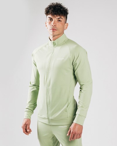 Frozen Spring Alphalete 4-Way Stretch Track Jacket | 48762-AVXZ