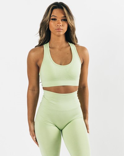 Frozen Spring Alphalete High-Impact Seamless Sports Bra | 27089-MKRO