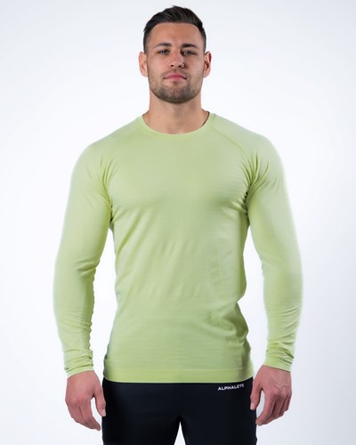Frozen Spring Alphalete High Performance Seamless Long Sleeve Tee | 43512-ERVK