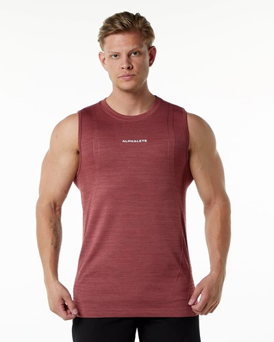 Gingerbread Alphalete High Performance Seamless Tank | 74093-QZGM