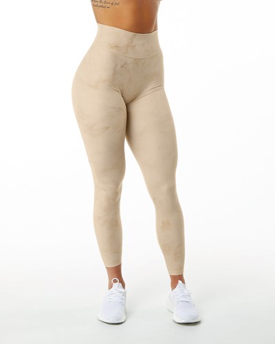 Hazelnut Alphalete All-Purpose Luxury Legging | 61483-IBJN