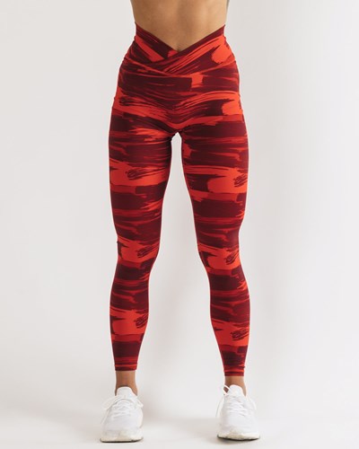 Infrared Canvas Camo Alphalete All-Purpose Legging | 01673-VMUF