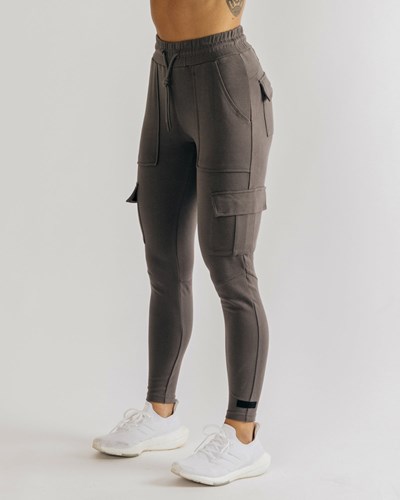 Iron Ore Alphalete Fitted Single-Brushed 29" Cargo Pant | 96073-ZTRH