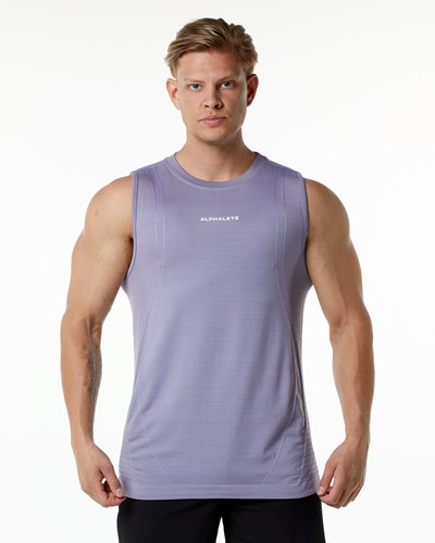 Lavender Alphalete High Performance Seamless Tank | 91305-PYWO