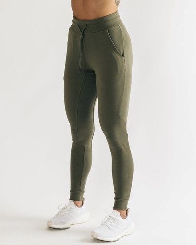 Light Olive Alphalete Fitted Single-Brushed 29" Jogger | 68274-CYWA