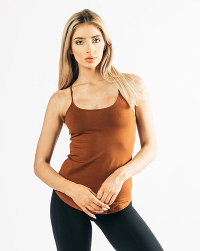 Mahogany Alphalete Full-Length Premium Tank | 57412-WRBV