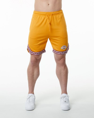 Marigold Alphalete Jersey Knit Short | 13247-GCRQ