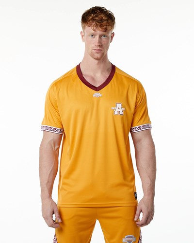 Marigold Alphalete Oversized Short Sleeve Jersey | 05123-PBHR