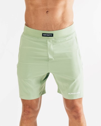Meadow Alphalete Woven 4-Way Stretch 7" Short | 28314-GSZV