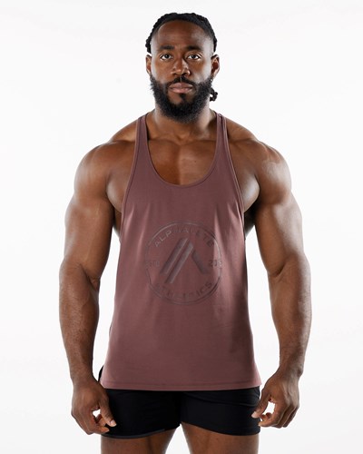 Merlot Alphalete Fitted Performance Stringer | 32480-QNOD