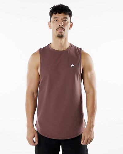 Merlot Alphalete Fitted Performance Tank | 84905-XCOM