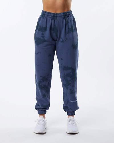 Moonlight Alphalete Washed 30" Fleece Jogger | 09175-GBQK
