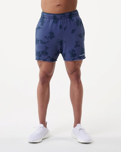Moonlight Alphalete Washed 5" Fleece Short | 15403-FBYM