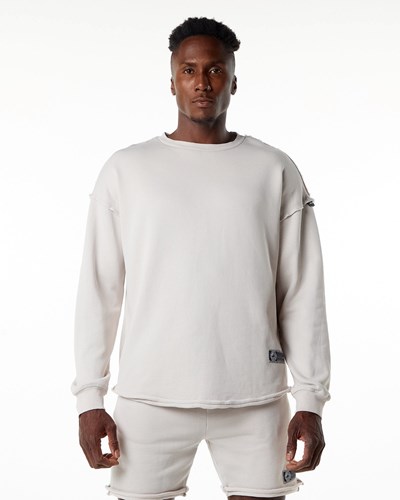 Moonstone Alphalete Heavyweight Washed Terry Pullover | 02954-HXLG
