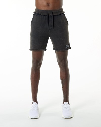 Onyx Alphalete Heavyweight Washed Terry Short | 04981-AQIU