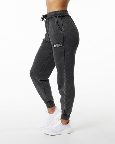 Onyx Alphalete Heavyweight Washed Terry Jogger | 25198-HVGA