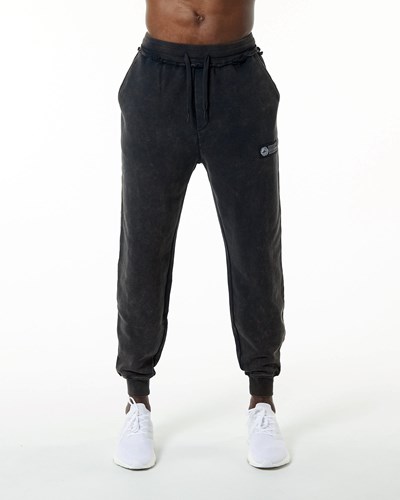 Onyx Alphalete Heavyweight Washed Terry Jogger | 92836-OGQK